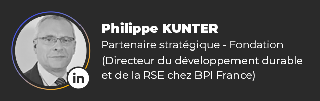 Philippe KUNTER, Co-fondateur de l'Association (Directeur du développement durable et de la RSE chez BPI France)